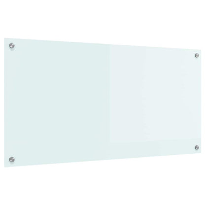 Rivestimento da Cucina Bianco 100 x 50 x 0.8 cm vetro temperato