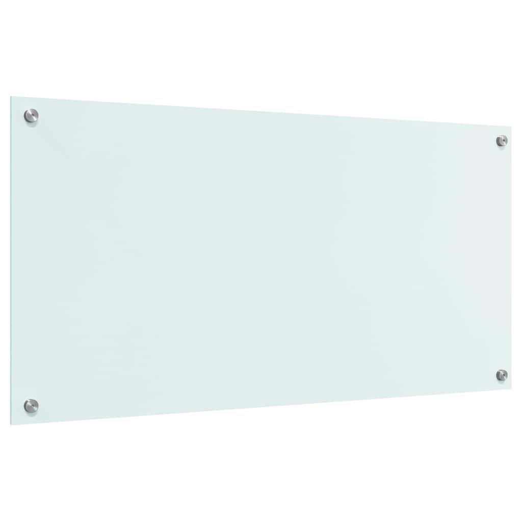Rivestimento da Cucina Bianco 100 x 50 x 0.8 cm vetro temperato