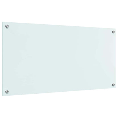 Rivestimento da Cucina Bianco 100 x 50 x 0.8 cm vetro temperato