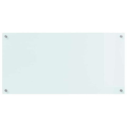 Rivestimento da Cucina Bianco 100 x 50 x 0.8 cm vetro temperato