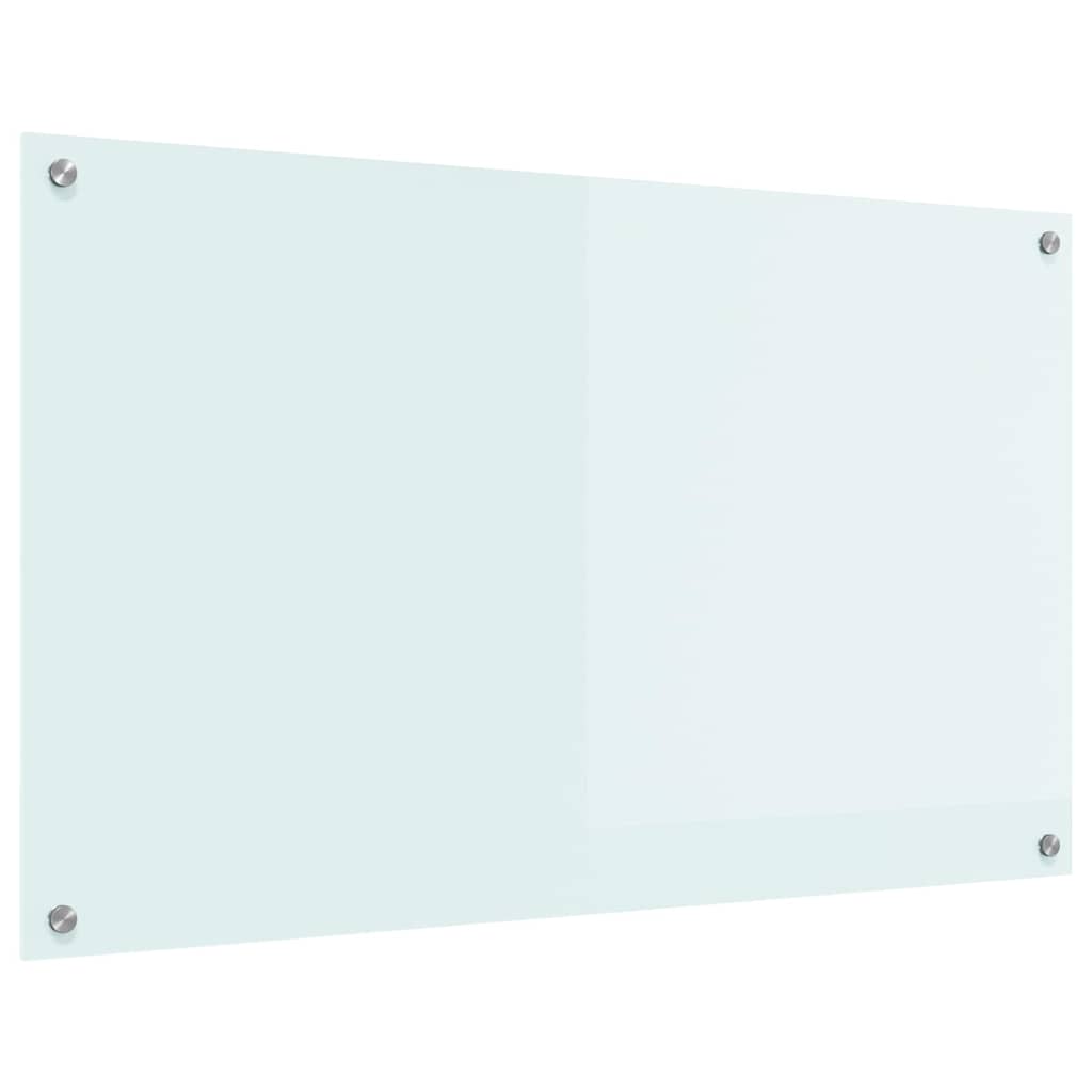 Rivestimento da Cucina Bianco 100 x 60 x 0.8 cm vetro temperato