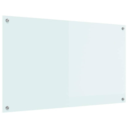 Rivestimento da Cucina Bianco 100 x 60 x 0.8 cm vetro temperato