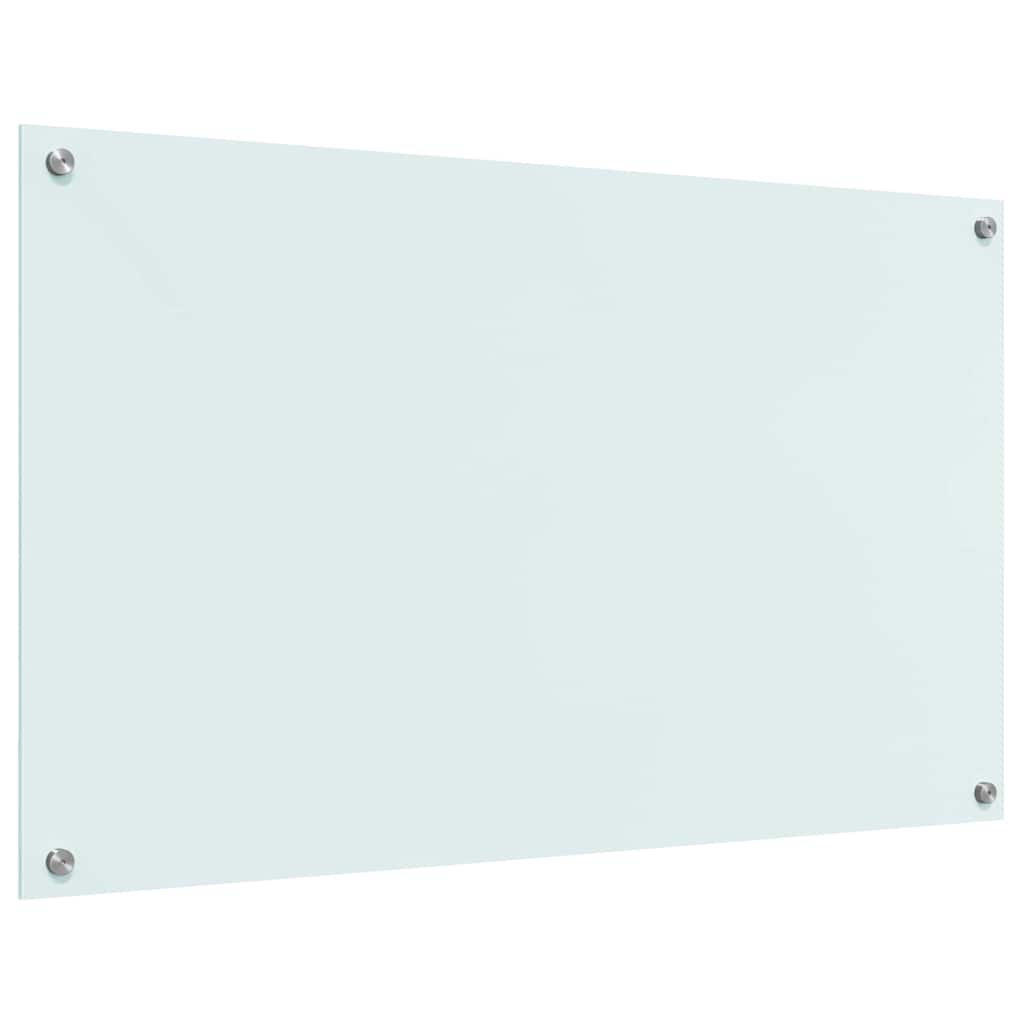 Rivestimento da Cucina Bianco 100 x 60 x 0.8 cm vetro temperato