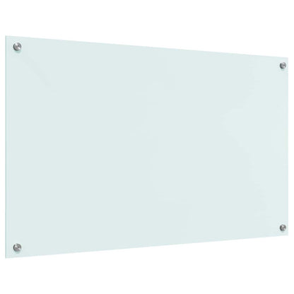 Rivestimento da Cucina Bianco 100 x 60 x 0.8 cm vetro temperato