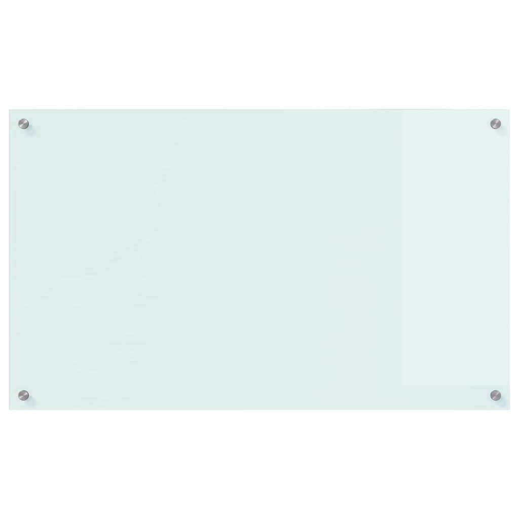 Rivestimento da Cucina Bianco 100 x 60 x 0.8 cm vetro temperato