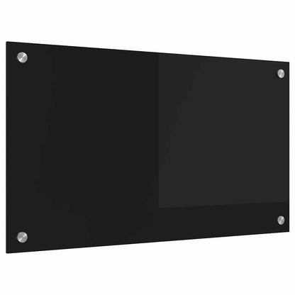 Rivestimento da Cucina Nero 70 x 40 x 0.8 cm vetro temperato