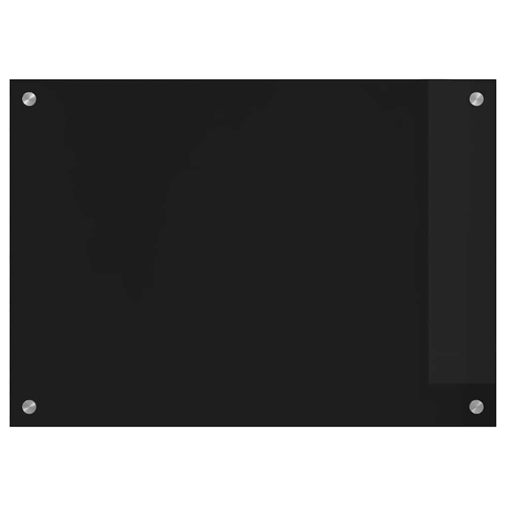 Rivestimento da Cucina Nero 70 x 50 x 0.8 cm vetro temperato