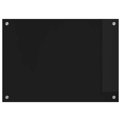 Rivestimento da Cucina Nero 70 x 50 x 0.8 cm vetro temperato