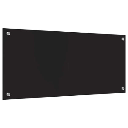 Rivestimento da Cucina Nero 90 x 40 x 0,8 cm vetro temperato