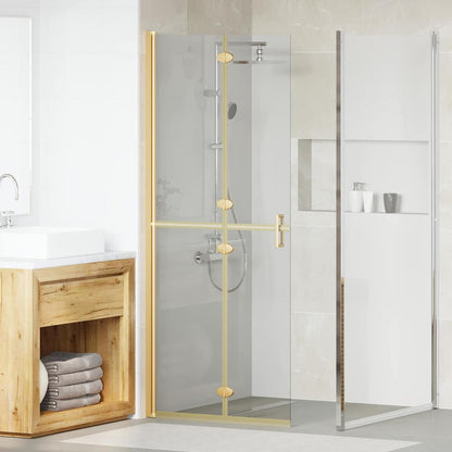 Parete doccia Walk-in Oro e trasparente 80 x 190 cm - homemem39