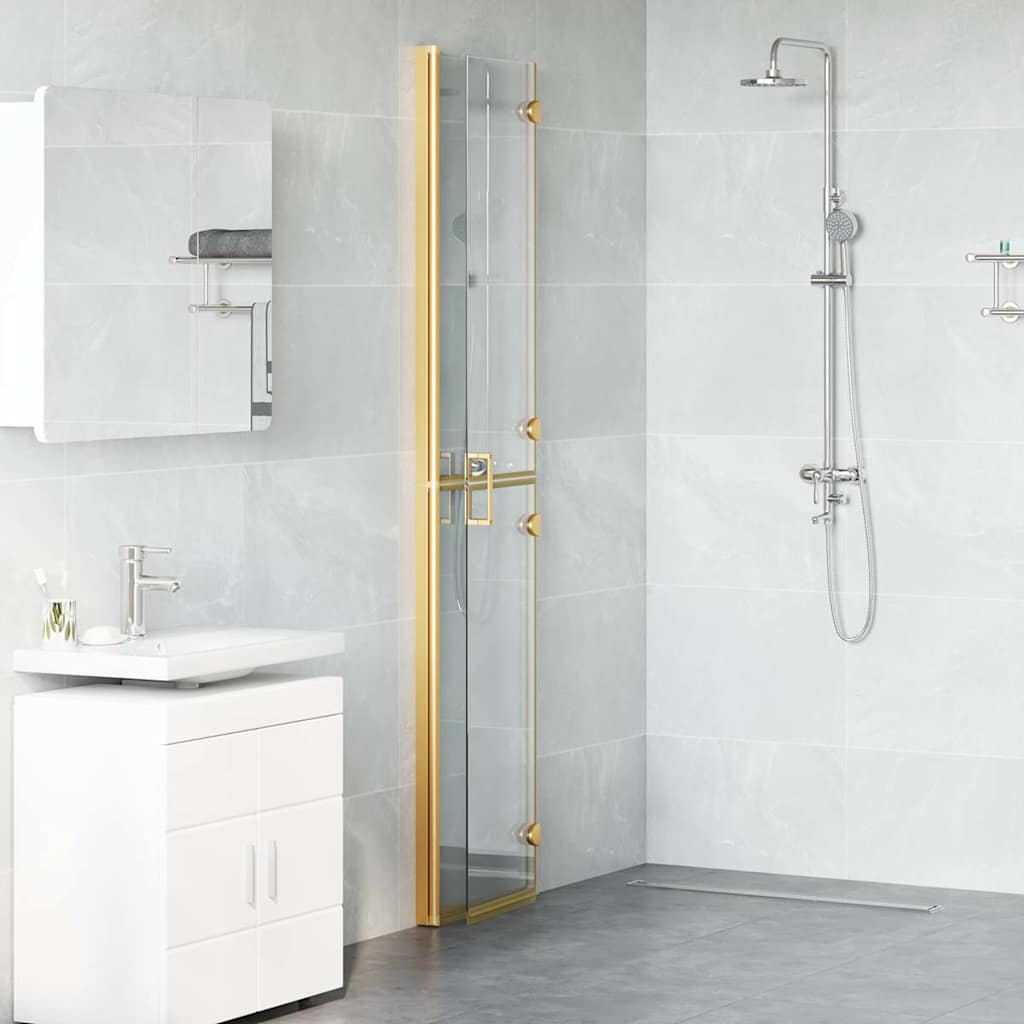 Parete doccia Walk-in Oro e trasparente 80 x 190 cm - homemem39