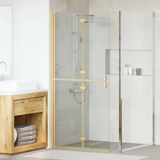 Parete doccia Walk-in Oro e trasparente 90 x 190 cm - homemem39