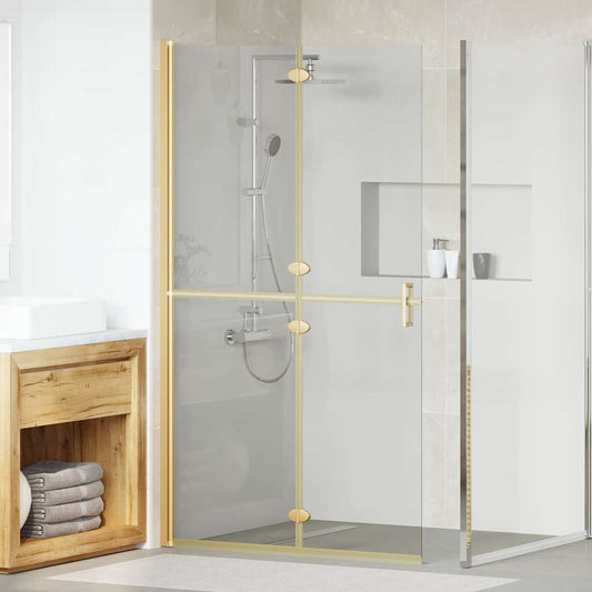 Parete doccia Walk-in Oro e trasparente 110 x 190 cm - homemem39