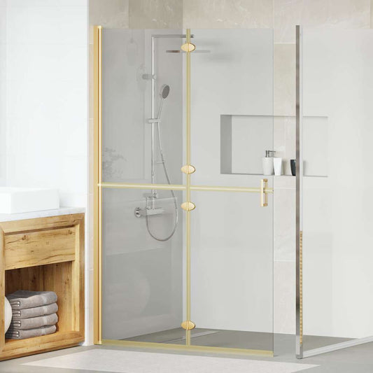 Parete doccia Walk-in Oro e trasparente 120 x 190 cm - homemem39