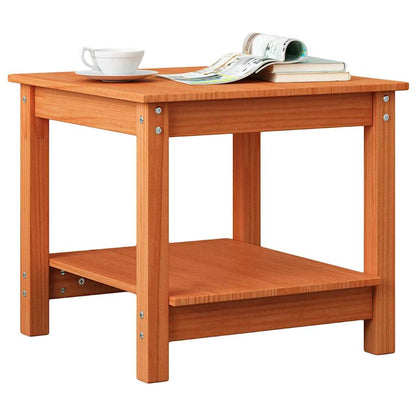 Tavolino da salotto Cera marrone 50 x 50 x 45 cm