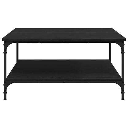 Tavolino da salotto Rovere nero 80 x 80 x 40 cm