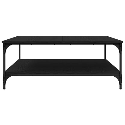 Tavolino da salotto Rovere nero 100 x 100 x 40 cm