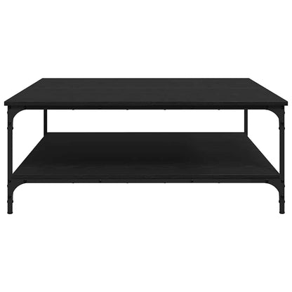 Tavolino da salotto Rovere nero 100 x 100 x 40 cm