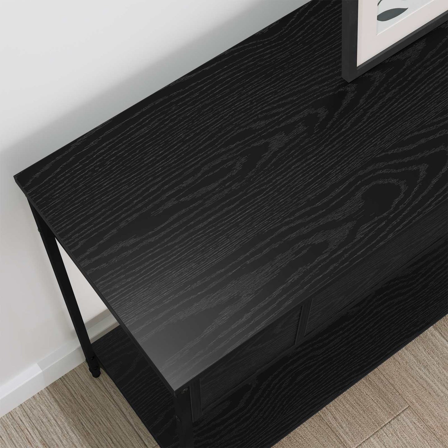 Tavolo consolle Altro Rovere nero 100 x 34.5 x 75 cm | homemem39