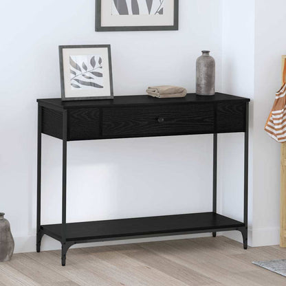 Tavolo consolle Other Rovere nero 100 x 34.5 x 75 cm