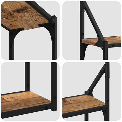 Scaffale da parete Legno vecchio 60 x 21 x 51 cm | homemem39