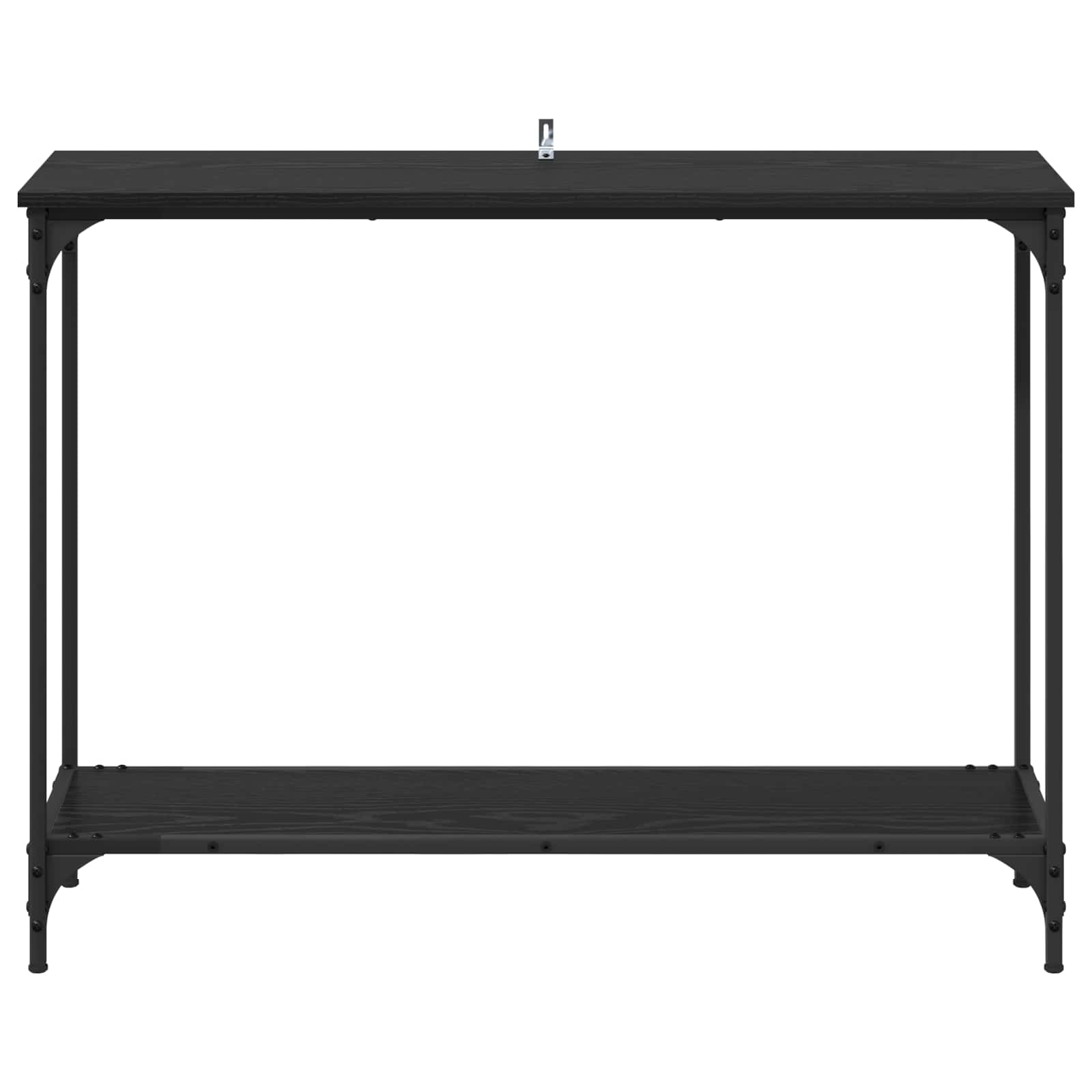 Tavolo consolle con lo scaffale Rovere nero 101 x 30.5 x 75 cm | homemem39