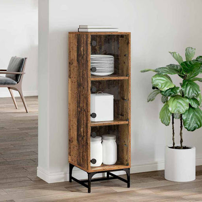 Credenza Legno vecchio 35 x 37 x 117 cm Legno multistrato