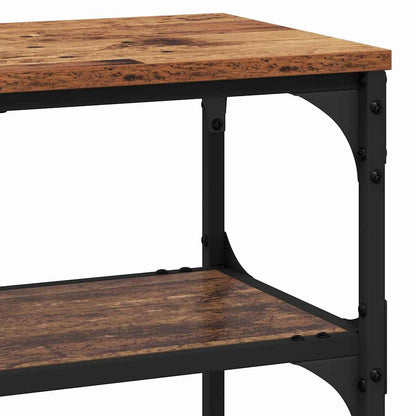 Tavolo consolle con lo scaffale Legno vecchio 100 x 30 x 75 cm