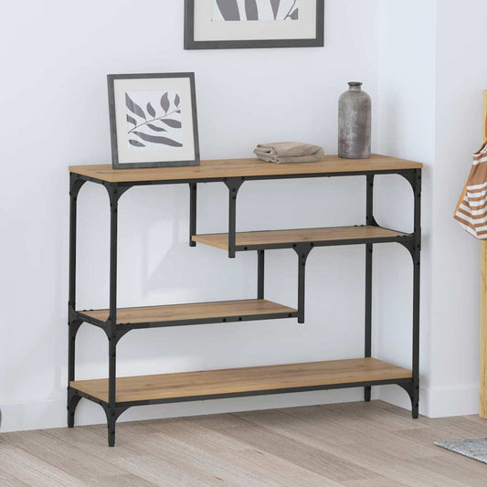 Tavolo consolle rovere artigianale 100 x 30 x 75 cm