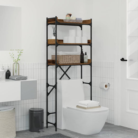 Mensola per lavatrice Legno vecchio 67 x 25 x 163 cm