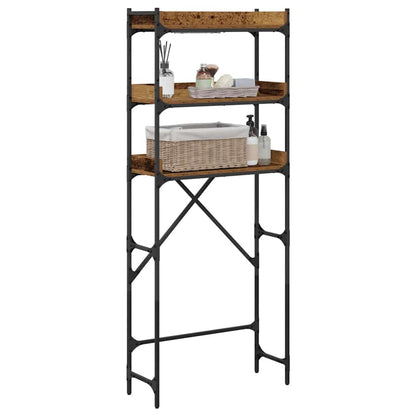 Mensola per lavatrice Legno vecchio 67 x 25 x 163 cm