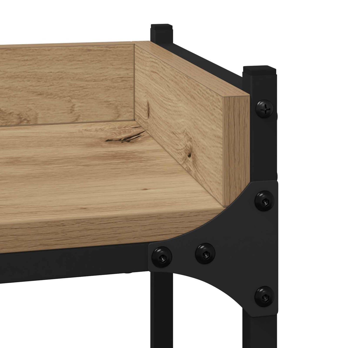 Mensola per lavatrice Rovere artigianale 67 x 25 x 163 cm | homemem39