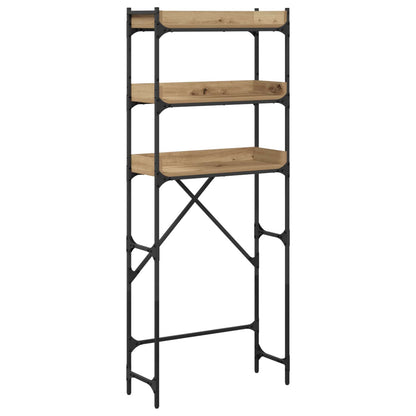 Mensola per lavatrice Rovere artigianale 67 x 25 x 163 cm