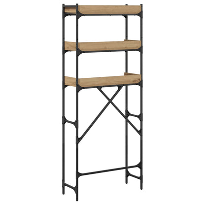 Mensola per lavatrice Rovere artigianale 67 x 25 x 163 cm | homemem39