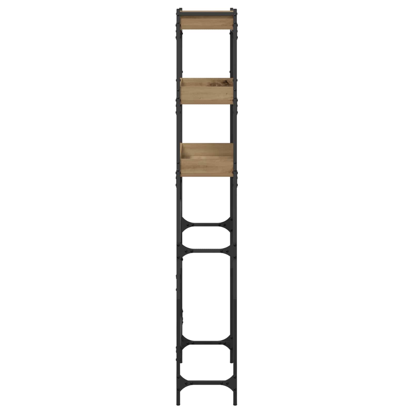 Mensola per lavatrice Rovere artigianale 67 x 25 x 163 cm | homemem39