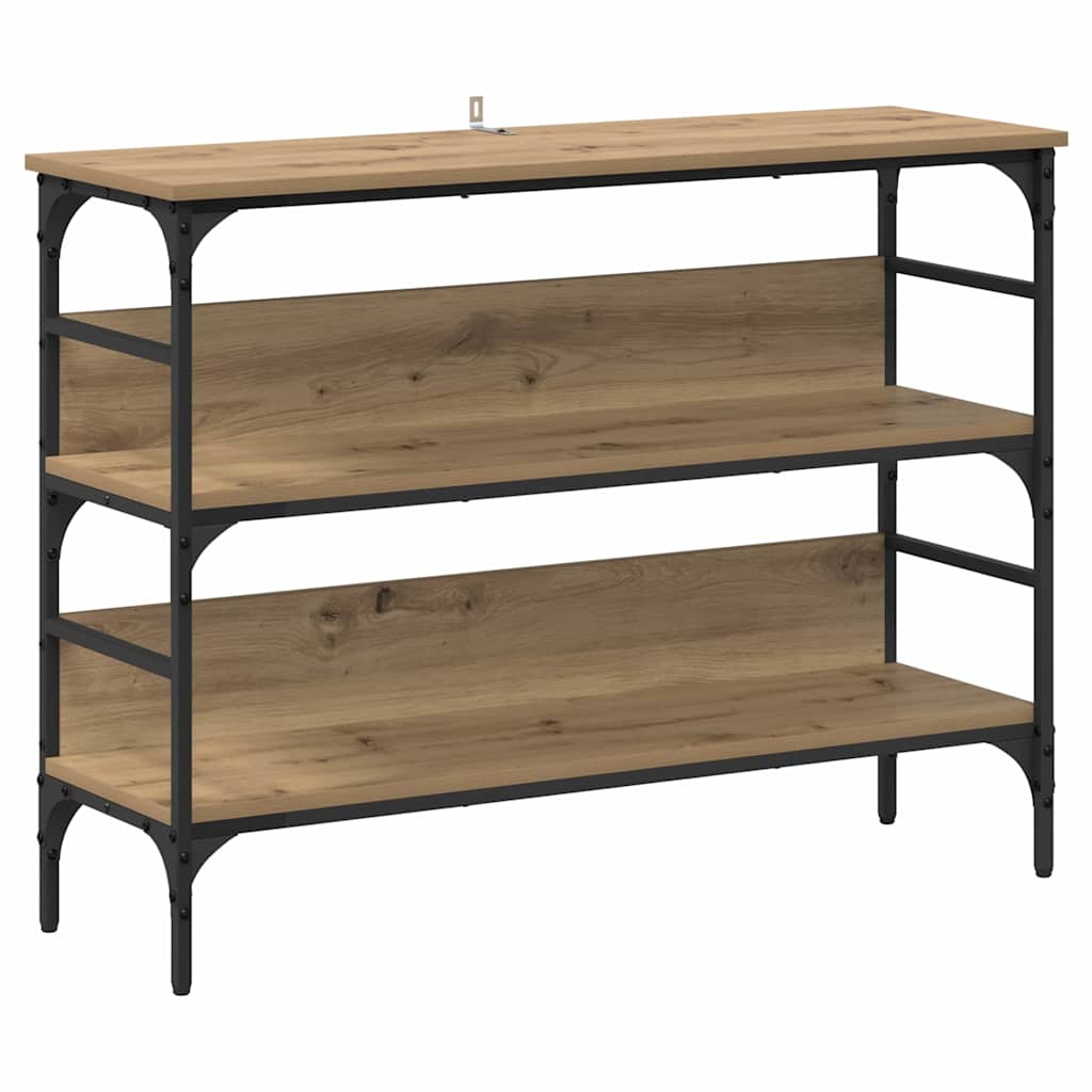 Tavolo consolle rovere artigianale 100 x 32 x 75 cm