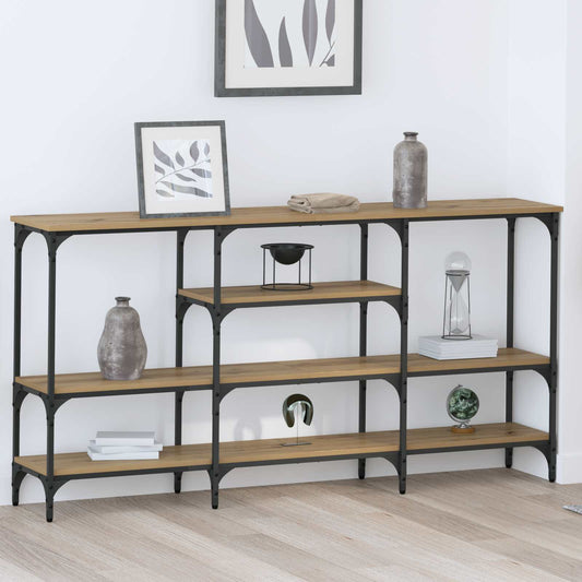 Tavolo consolle rovere artigianale 160 x 29 x 80 cm | homemem39