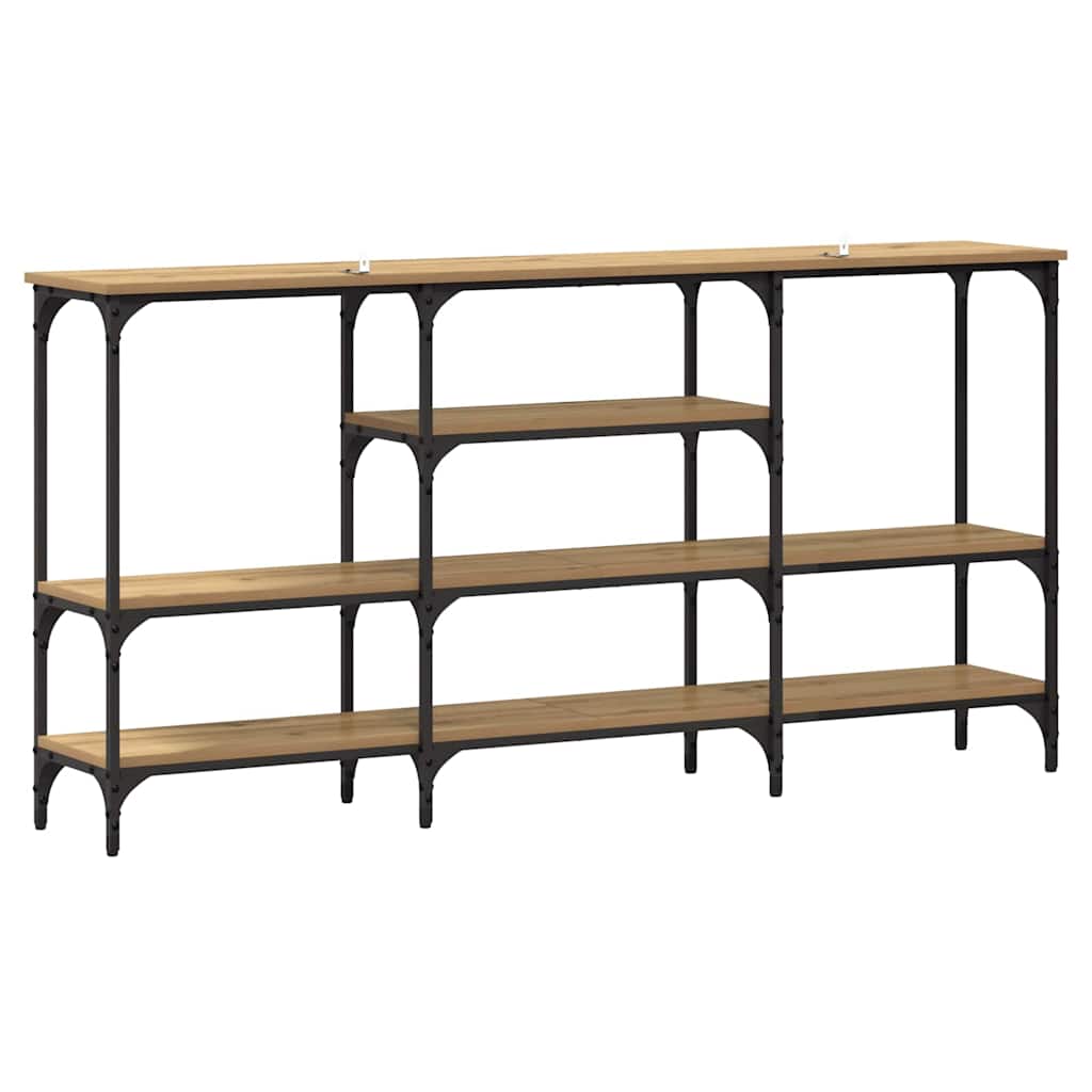 Tavolo consolle rovere artigianale 160 x 29 x 80 cm