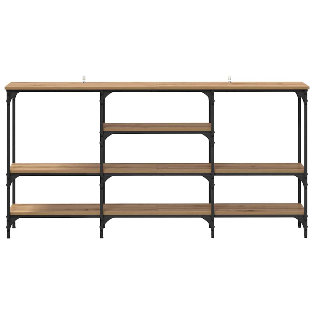 Tavolo consolle rovere artigianale 160 x 29 x 80 cm