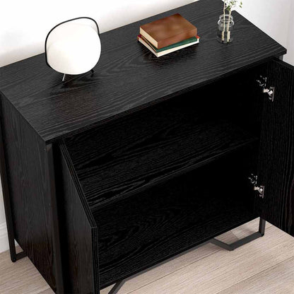 Credenza Nero 78 x 35.5 x 74.5 cm Legno multistrato