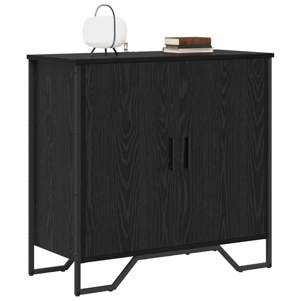 Credenza Nero 78 x 35.5 x 74.5 cm Legno multistrato
