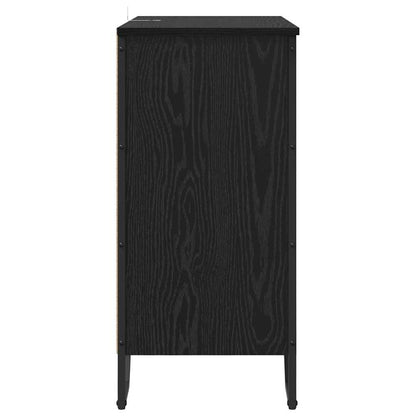 Credenza Nero 78 x 35.5 x 74.5 cm Legno multistrato