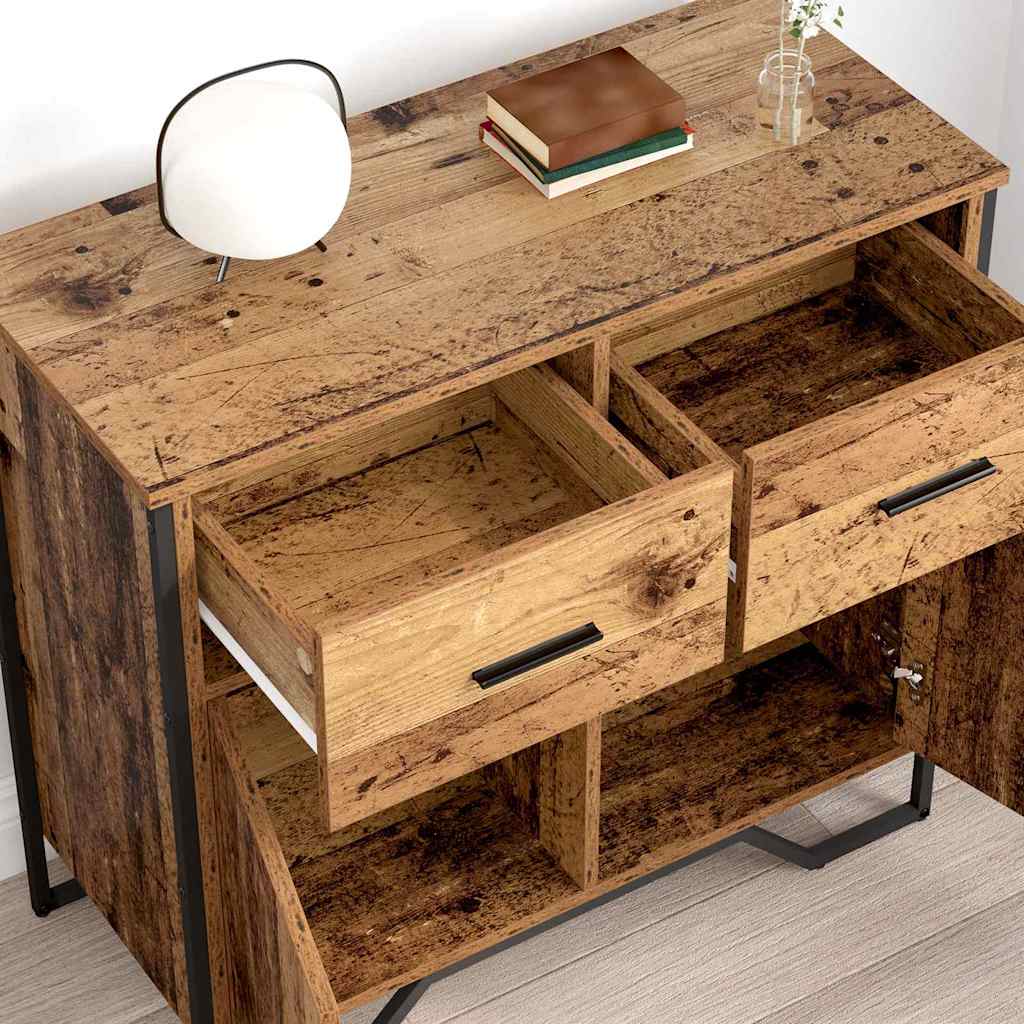 Credenza Legno vecchio 79.5 x 35.5 x 74.5 cm Legno multistrato