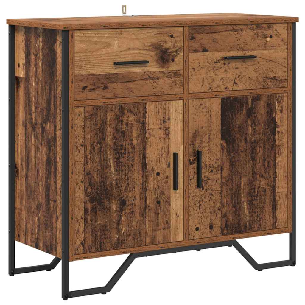 Credenza Legno vecchio 79.5 x 35.5 x 74.5 cm Legno multistrato