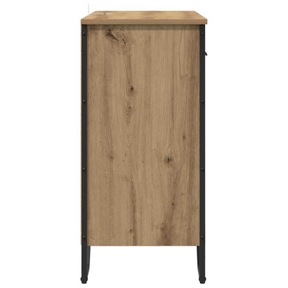 Credenza con cassetto rovere artigianale 79.5 x 35.5 x 74.5 cm