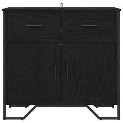 Credenza Rovere nero 79.5 x 35.5 x 74.5 cm Legno multistrato