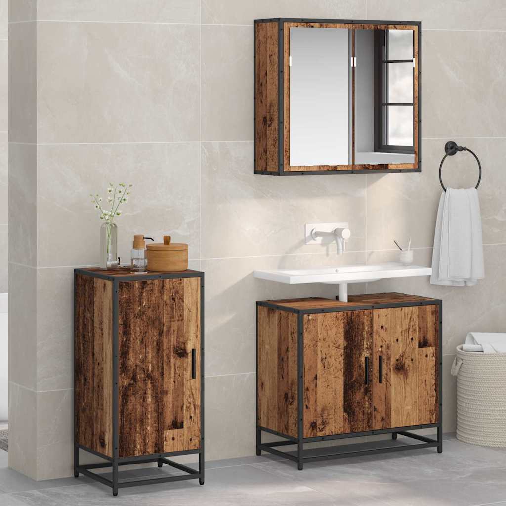 Credenza Legno vecchio 35 x 35.5 x 76 cm Legno multistrato