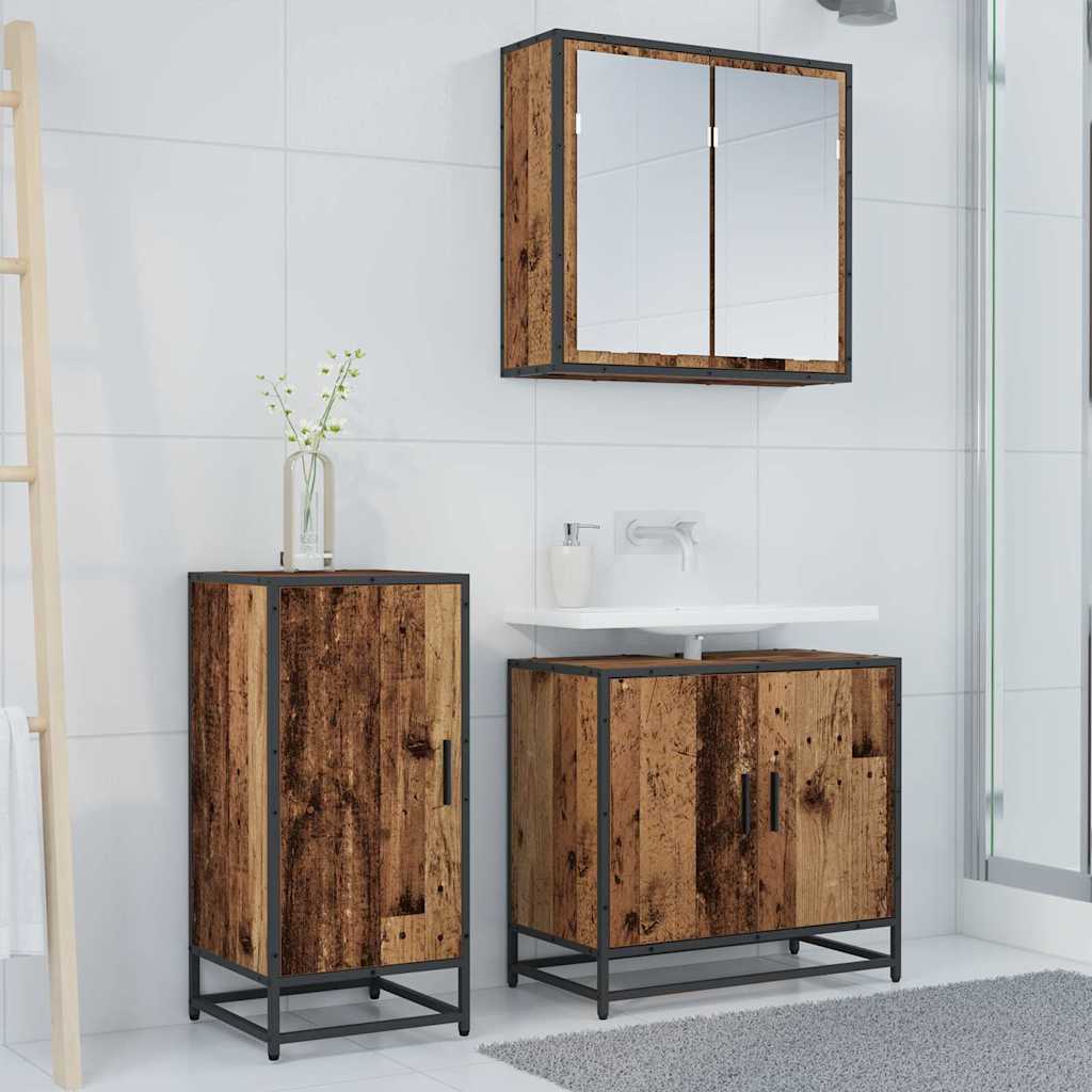 Credenza Legno vecchio 35 x 35.5 x 76 cm Legno multistrato