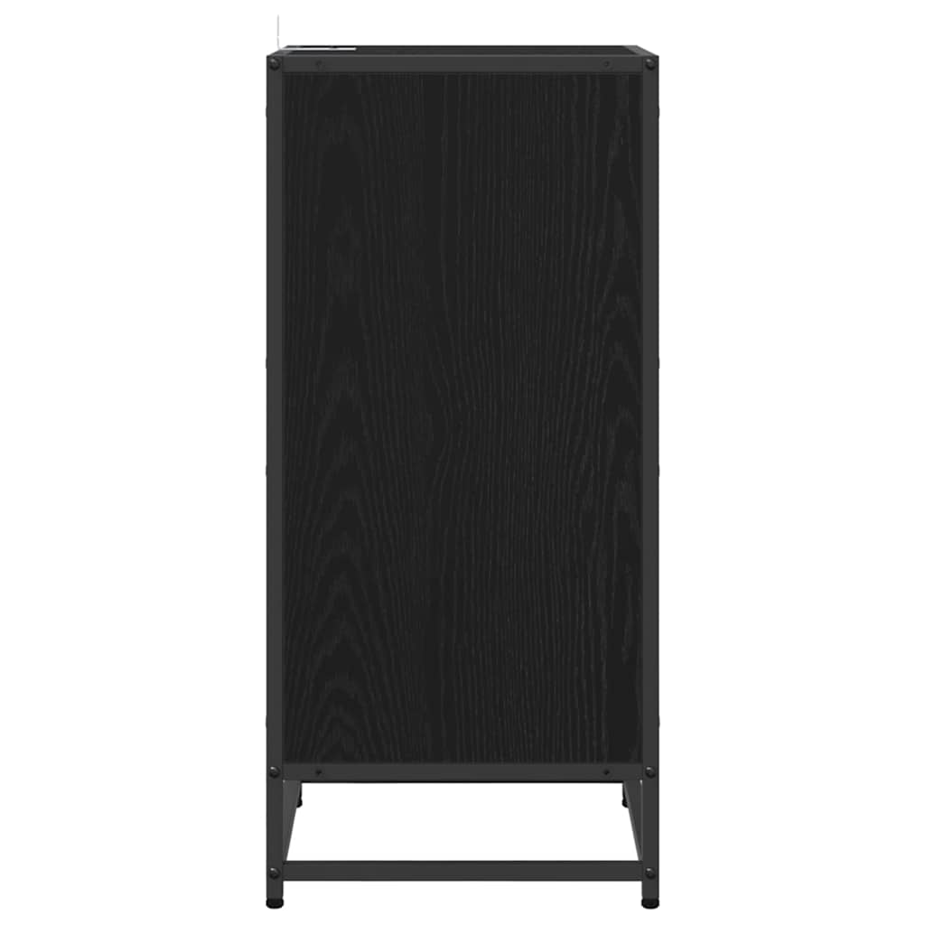 Credenza Rovere nero 35 x 35.5 x 76 cm Legno multistrato