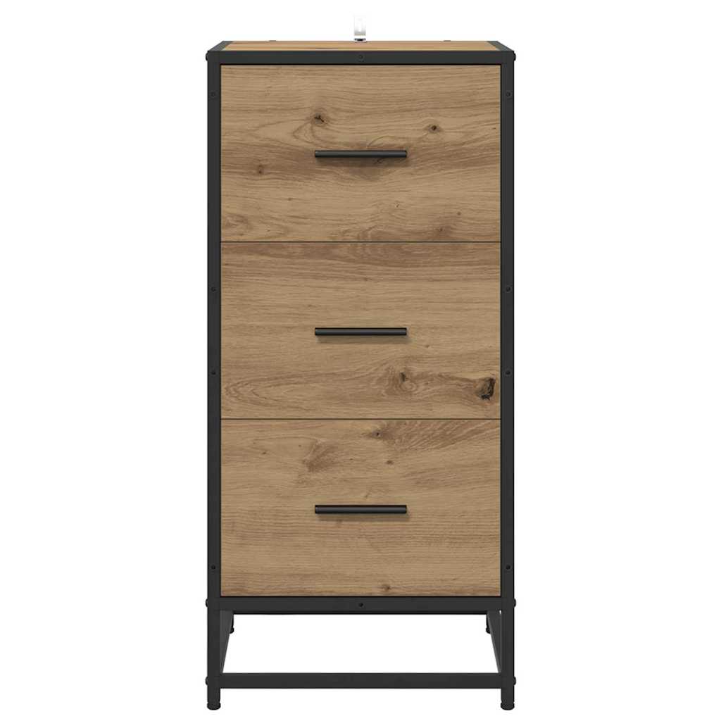 Credenza rovere artigianale 35,5 x 35 x 76 cm Legno multistrato